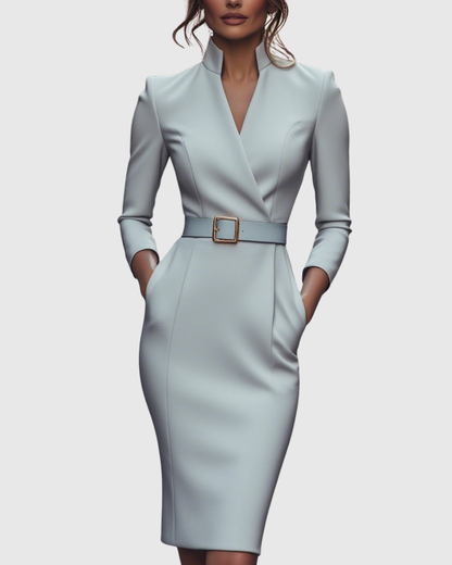 Clariel | Refined Midi Dress
