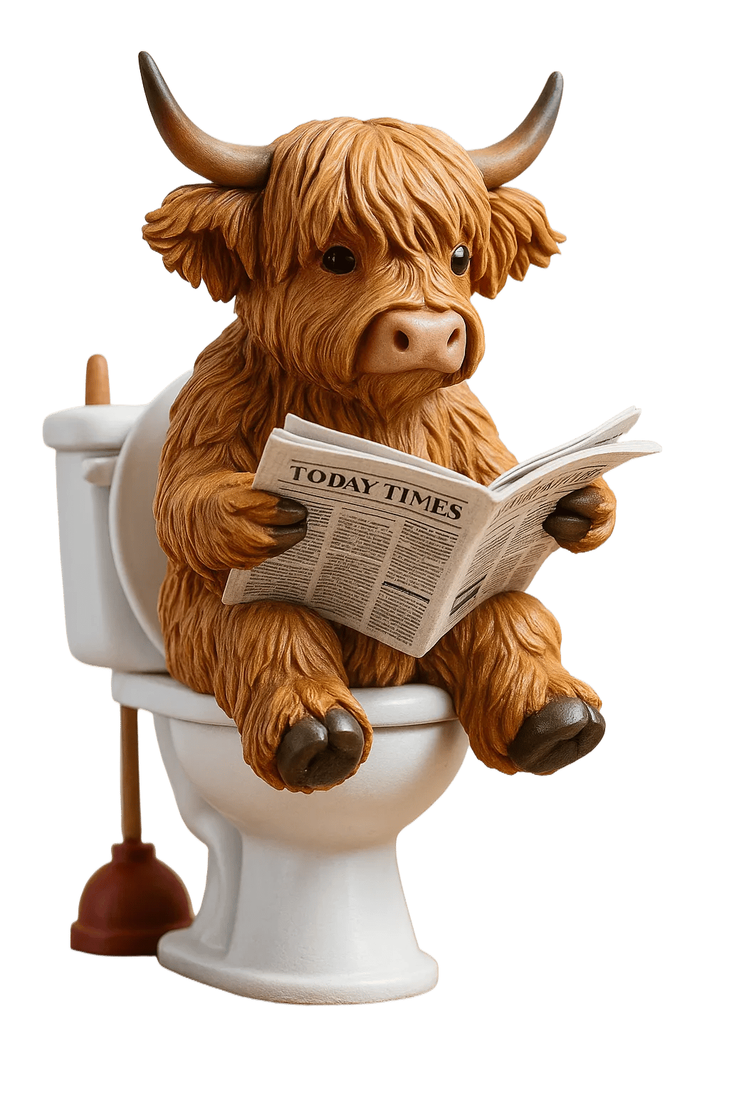 🐮 Highland Cattle Advent Calendar 2025 🎄✨ – Handmade 3D Figure with Highland Cattle (24 pieces)
