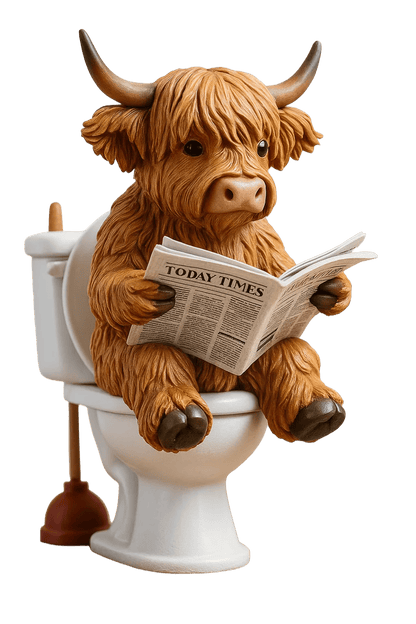 🐮 Highland Cattle Advent Calendar 2025 🎄✨ – Handmade 3D Figure with Highland Cattle (24 pieces)