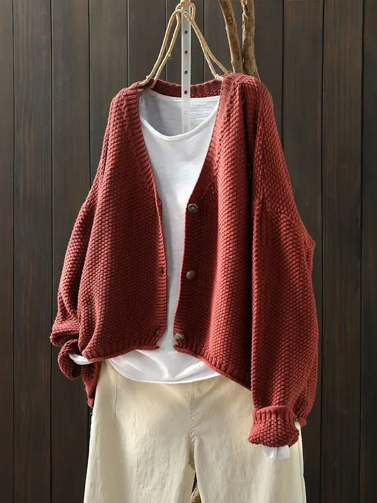 Coraline™ - Cozy Knit Cardigan