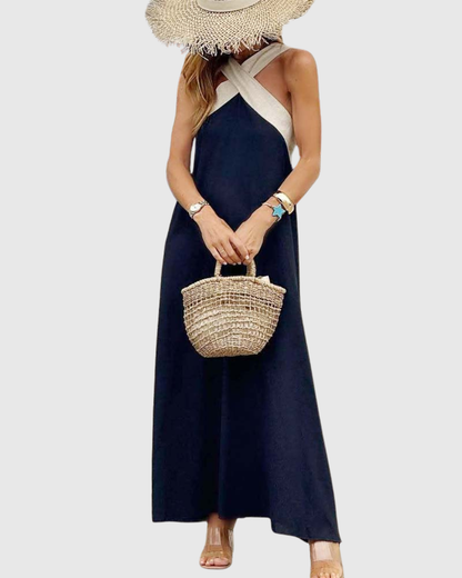 Orla | Cross-Neck Dress