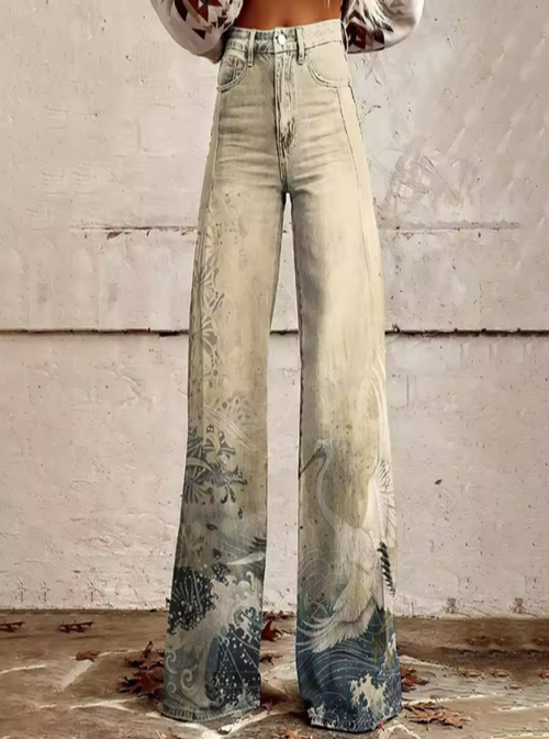 BOHO VIBE | Vintage-Inspired Wide-Leg Trousers
