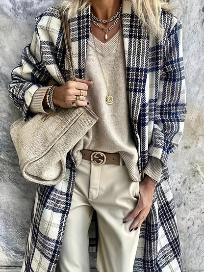 Chotte – Premium Plaid Coat
