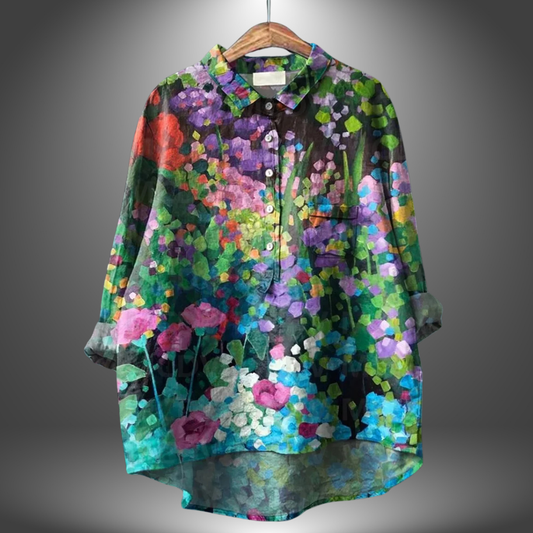 Flora Virginia | Handcrafted Bloom Shirt