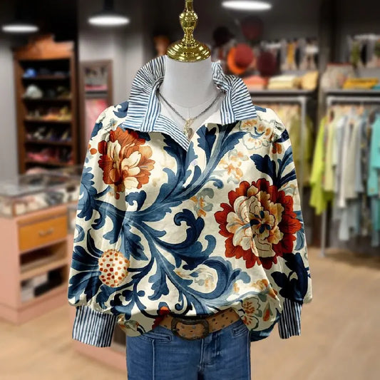 Susan™ - Vintage Floral Blouse