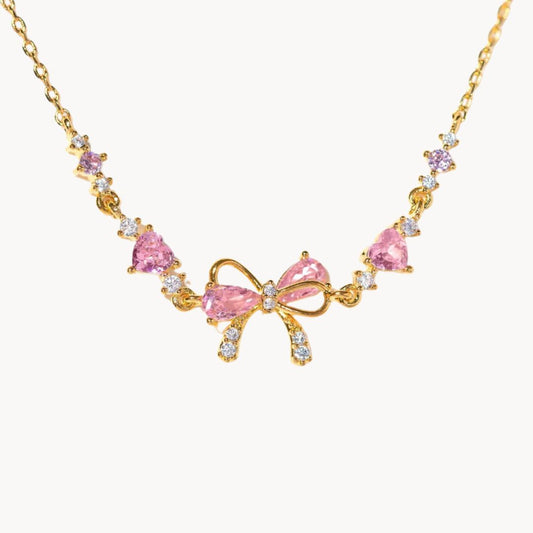 Bow Bracelet with Zirconia