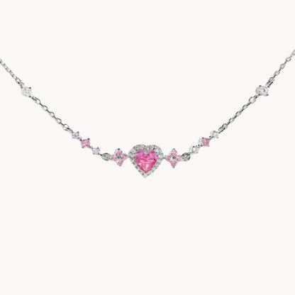 Heart Bracelet with Zircons