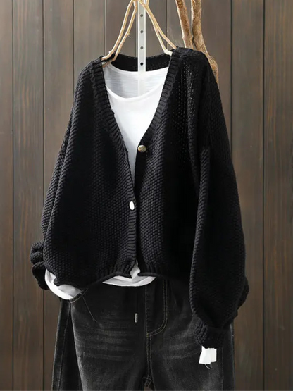 Coraline™ - Cozy Knit Cardigan