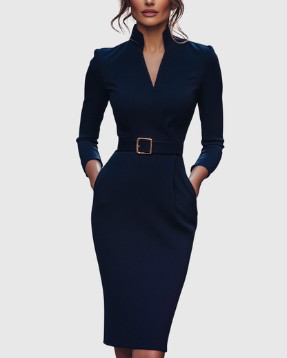 Clariel | Refined Midi Dress