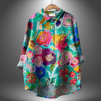 Flora Virginia | Handcrafted Bloom Shirt