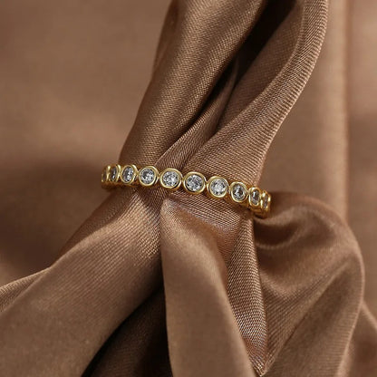 Bubble Ring with Diamond