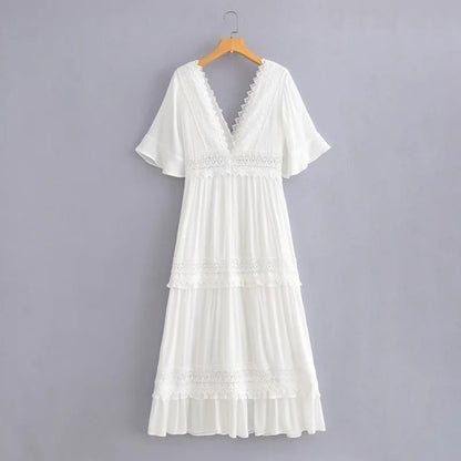 Summer Breeze White Dress