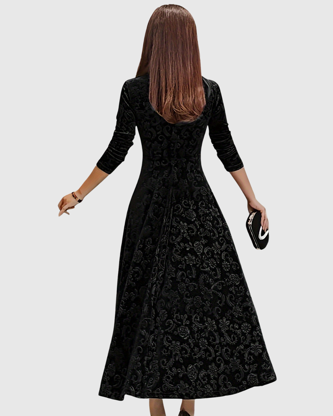 Veera | Graceful Floral Midi Dress
