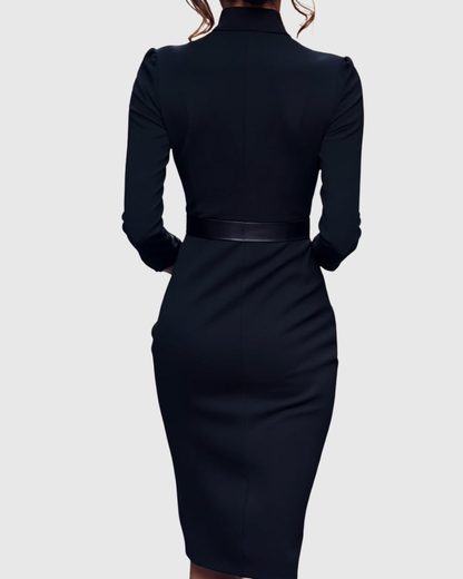 Clariel | Refined Midi Dress