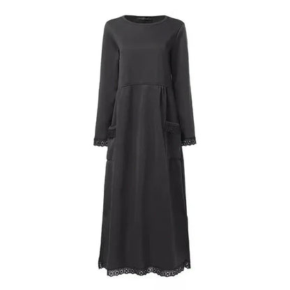 Celeste™ - Cozy Knit Maxi Dress