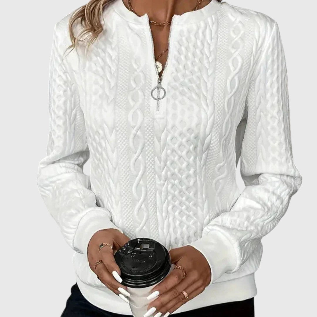 Ailene - Elegant Jumper with Zip