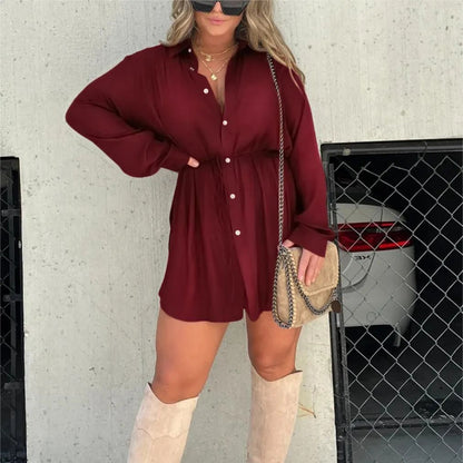 Satin Soiree Romper Dress