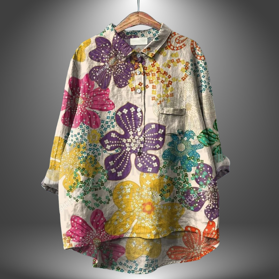 Flora Virginia | Handcrafted Bloom Shirt