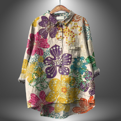 Flora Virginia | Handcrafted Bloom Shirt