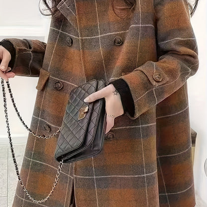 Miah – Tartan Tweed Coat