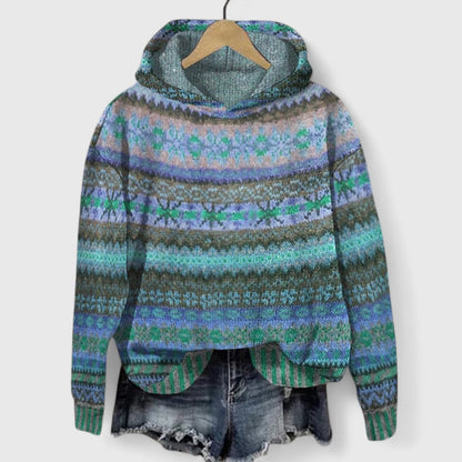 Christa - Retro Hoodie Sweater