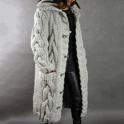 Kaina | Elegant Cosy Coat With Tummy Coverage
