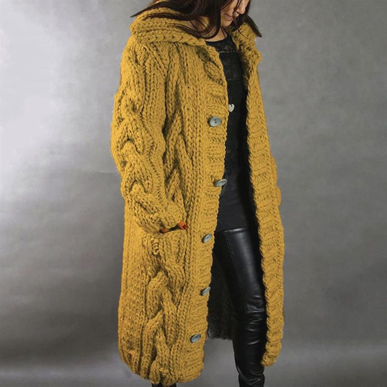 Kaina | Elegant Cosy Coat With Tummy Coverage