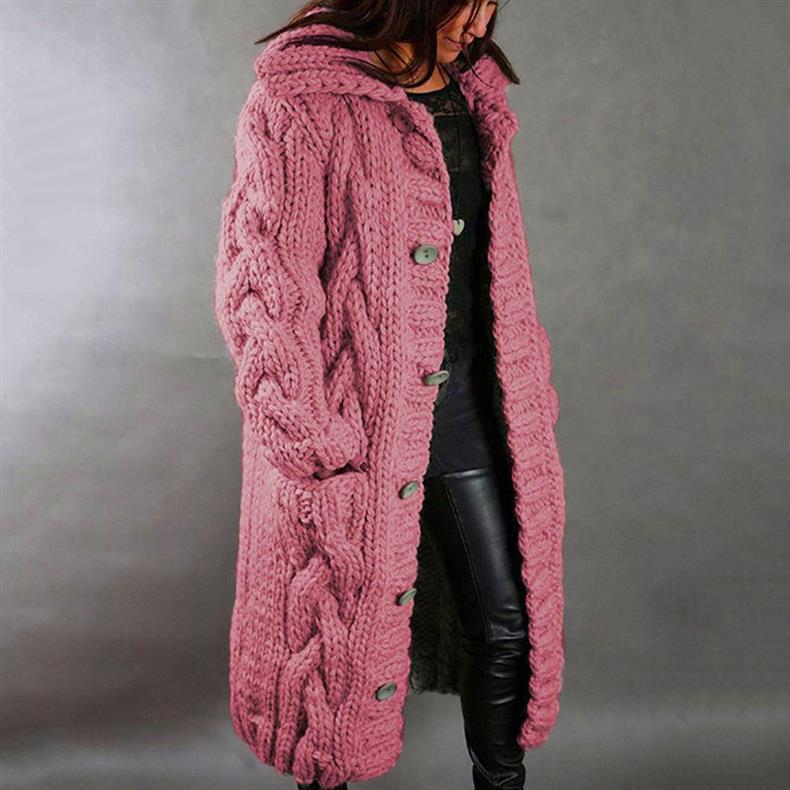 Kaina | Elegant Cosy Coat With Tummy Coverage