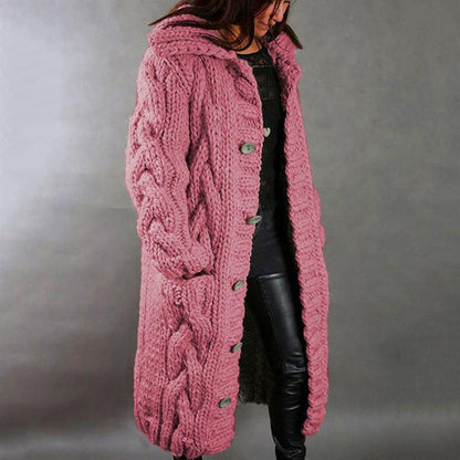 Kaina | Elegant Cosy Coat With Tummy Coverage