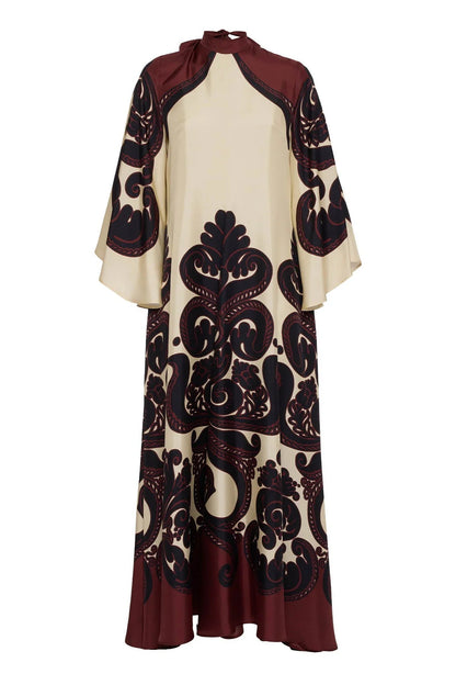 Grenadilla Bloom Satin Gown
