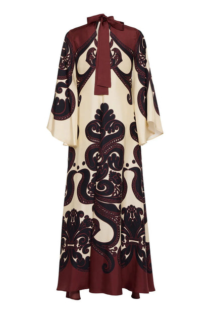 Grenadilla Bloom Satin Gown