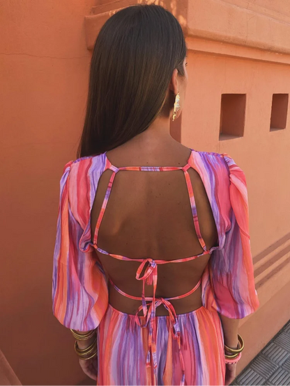 Alena™ | Elegant Backless Dress