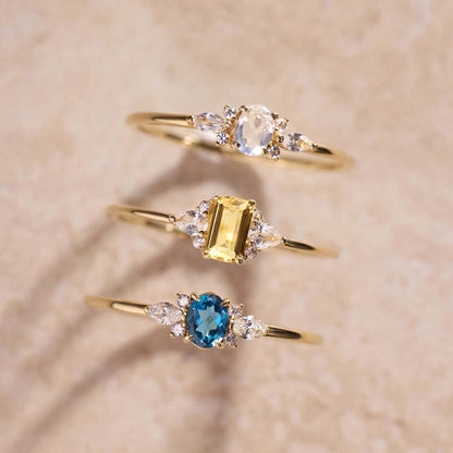 Musa Ring in Moonstone