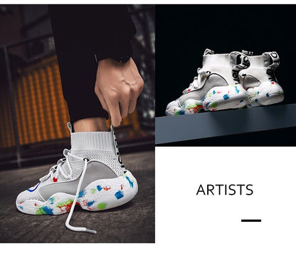 Lace-Up Trekking Boost Shoes