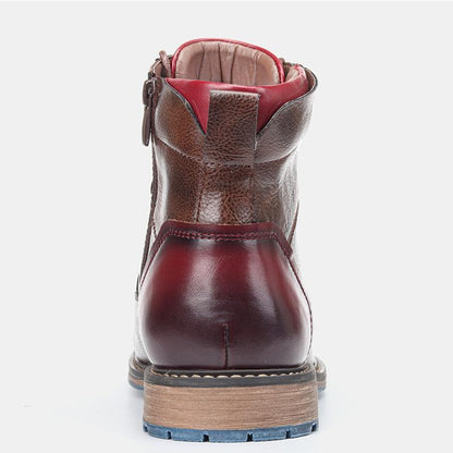 Miles - Classic Leather Oxford Boots