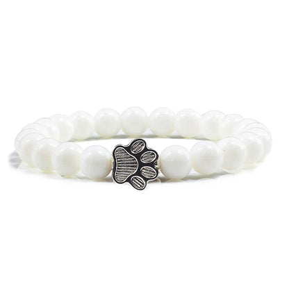 Bracelet with decorated paw prints