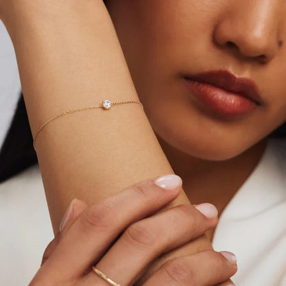 Moissanite Stone Bracelet Cléa