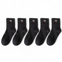 Black 5-pack UK size 3-8