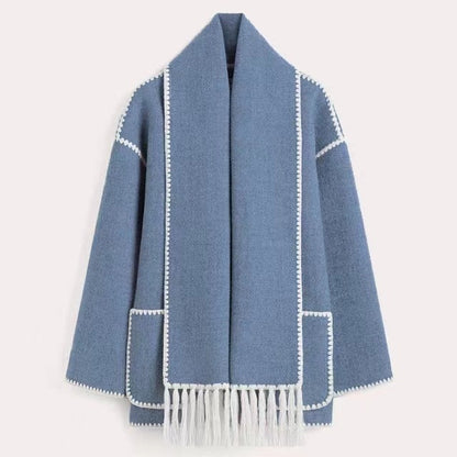 Lila™⏐Embroidered Edge Wool Jacket