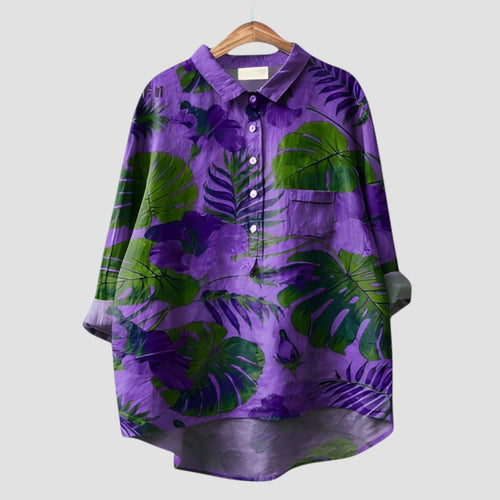VERONICA | Women's Shirt with Graphic Pattern and Modern Cut