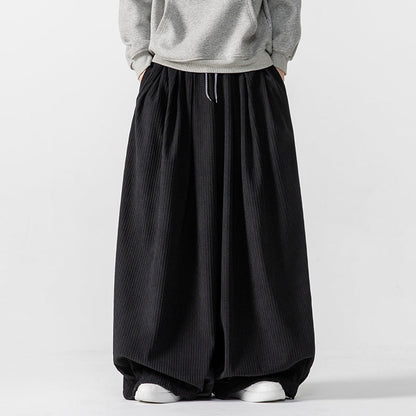 Ultimate Comfort Wide-Leg Corduroy Sweatpants