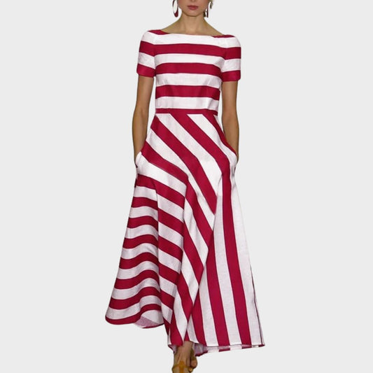Deora | Light & Fluid Stripe Dress
