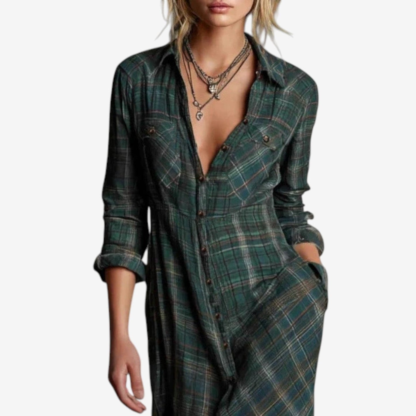 Céile™ Timeless Maxi Shirt Dress