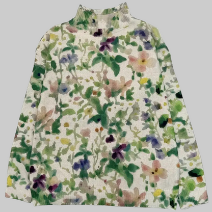 FLORENZA™ | Blooming Floral Knit Sweater
