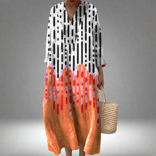 Alden™ | Elegant Geometric Dress