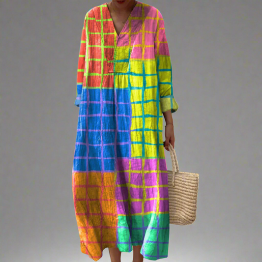 Charlene™ | Elegant Geometric Dress