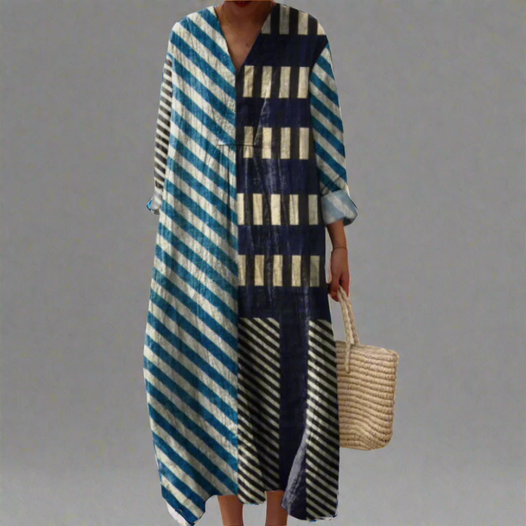 Elissa™ | Elegant Geometric Dress