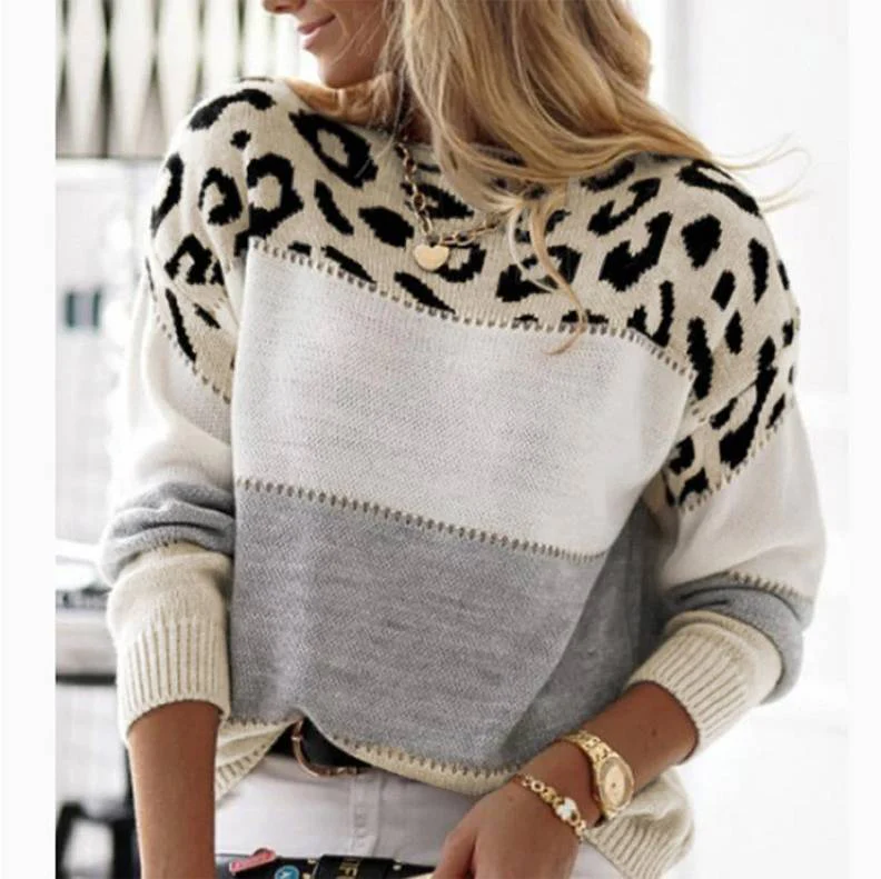 May - Casual Leopard Sweater