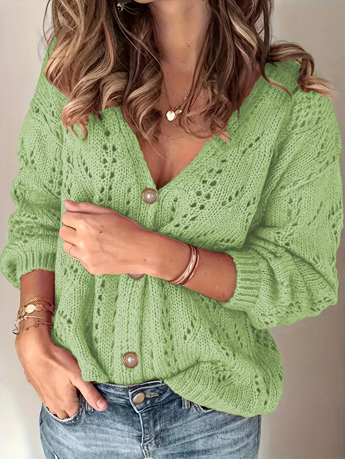 Monette™ Button Knitted Cardigan