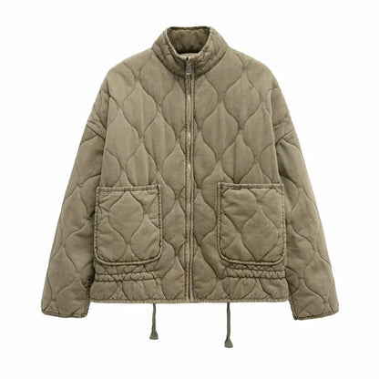 Zara | Retro Quilted Cotton Jacket